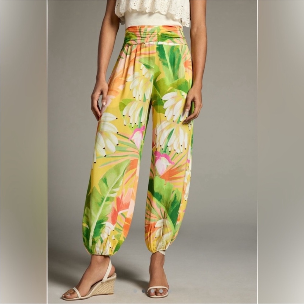 Farm Rio Banana Printed Balloon Pants
